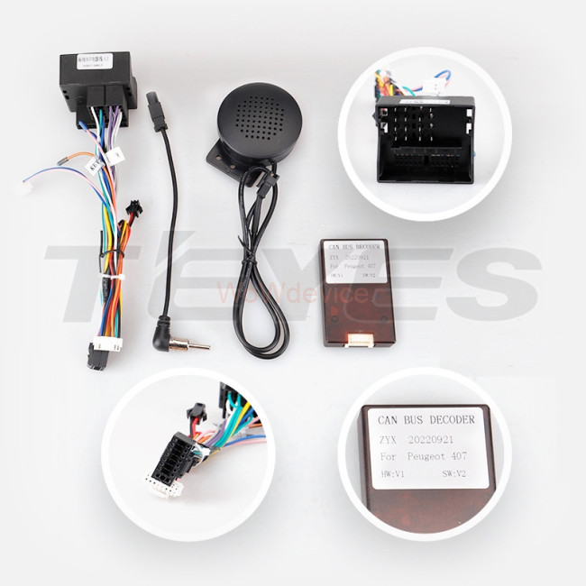 Установочный комплект Teyes для Peugeot 407 (2004-2011) F2