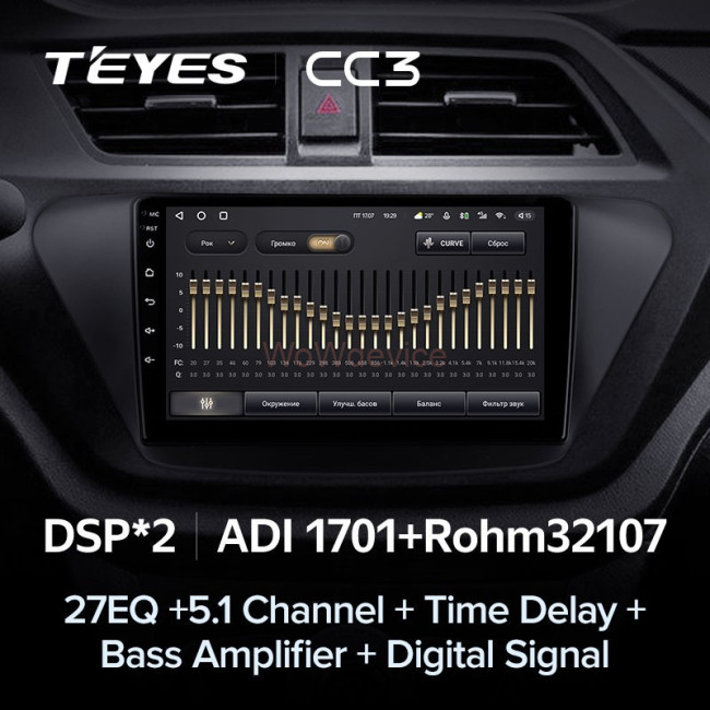 Штатная магнитола Teyes CC3 3/32 Lifan X50 (2015-2019) Штатная магнитола Teyes CC3 3/32 Lifan X50 (2015-2019)