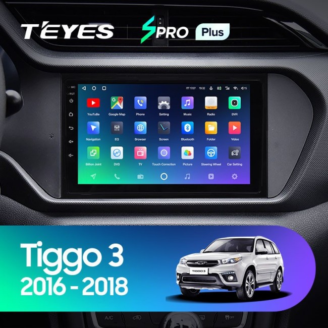 Штатная магнитола Teyes SPRO Plus 6/128 Chery Tiggo 3 (2016-2018)