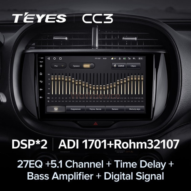 Штатная магнитола Teyes CC3 360 6/128 Kia Soul (2019-2020)