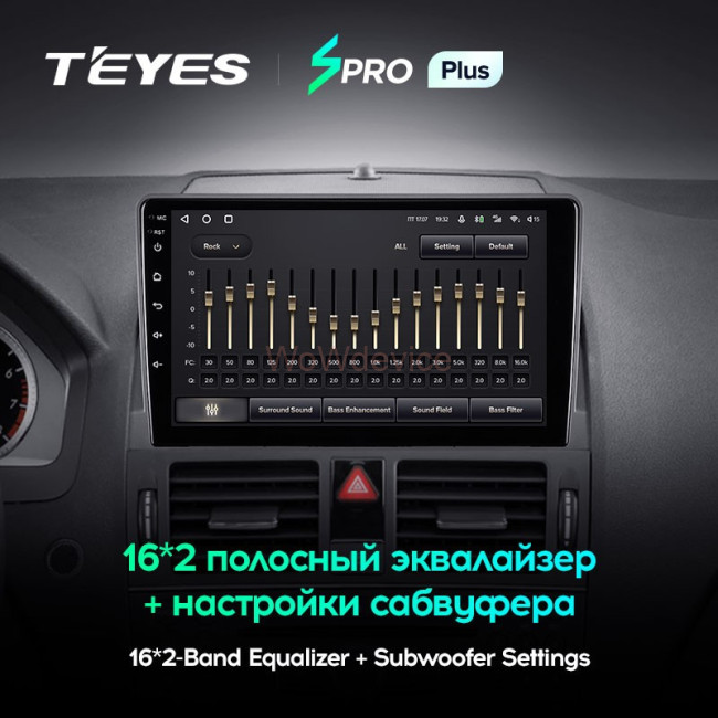 Штатная магнитола Teyes SPRO Plus 3/32 Mercedes Benz C-Class 3 W204 S204 (2006-2011)