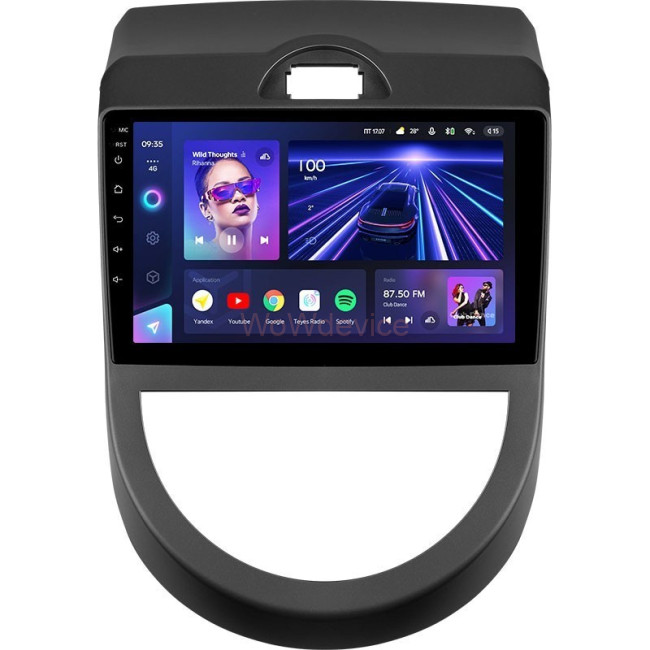 Штатная магнитола Teyes CC3 360 6/128 Kia Soul 1 (2008-2014)