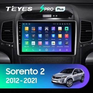 Штатная магнитола Teyes SPRO Plus 4/64 Kia Sorento 2 II XM (2012-2021) F2