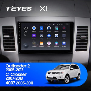 Штатная магнитола Teyes X1 4G 2/32 Mitsubishi Outlander 2 (2005-2011) Тип-B