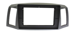 Рамка магнитолы 10.2" (цв.Черный) для JEEP Grand Cherokee 2004-2007 Левый руль