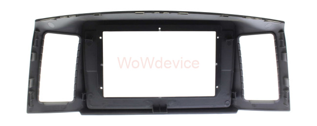 Рамка магнитолы 10.2" (цв.Черный) для JEEP Grand Cherokee 2004-2007 Левый руль