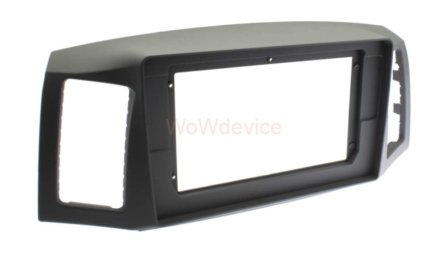 Рамка магнитолы 10.2" (цв.Черный) для JEEP Grand Cherokee 2004-2007 Левый руль