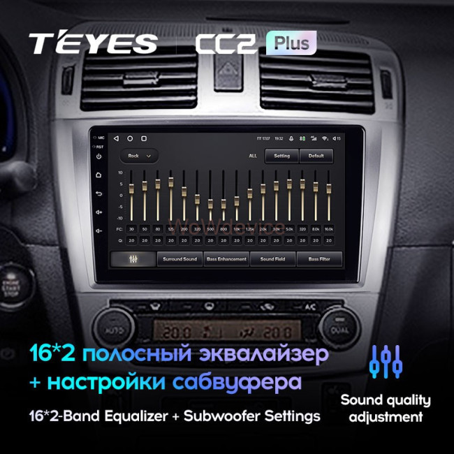 Штатная магнитола Teyes CC2 Plus 3/32 Toyota Avensis 3 (2008-2015) Штатная магнитола Teyes CC2 Plus 3/32 Toyota Avensis 3 (2008-2015)