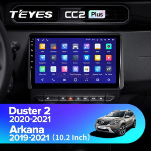 Штатная магнитола Teyes CC2 Plus 6/128 Renault Duster HM 2 (2020-2022) F1