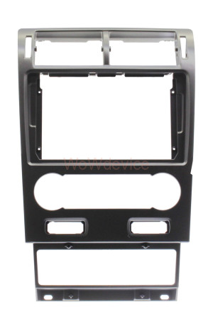 Рамка магнитолы 9.0" (цв.Черный) для FORD Mondeo 2002-2007