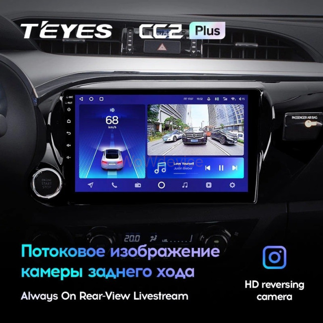 Штатная магнитола Teyes CC2 Plus 4/64 Toyota Hilux Pick Up (2015-2020) Штатная магнитола Teyes CC2 Plus 4/64 Toyota Hilux Pick Up (2015-2020)