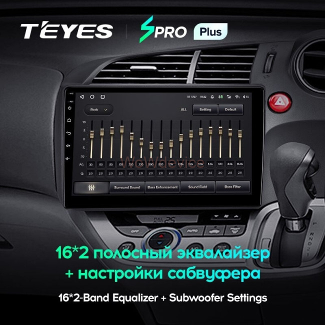Штатная магнитола Teyes SPRO Plus 3/32 Honda Stream 2 (2006-2014) правый руль