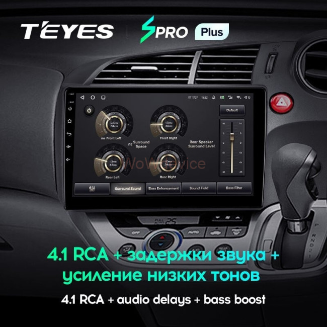 Штатная магнитола Teyes SPRO Plus 3/32 Honda Stream 2 (2006-2014) правый руль