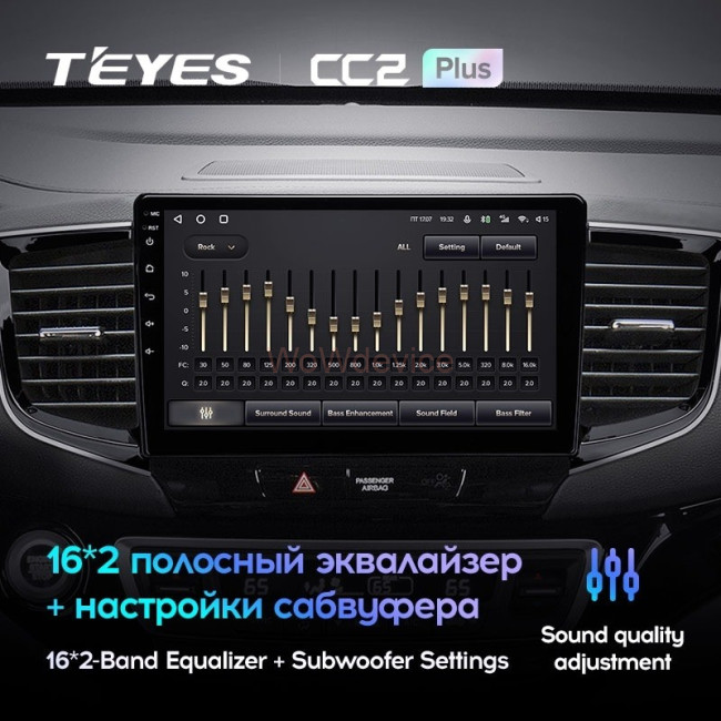 Штатная магнитола Teyes CC2 Plus 3/32 Honda Pilot 2016+ Штатная магнитола Teyes CC2 Plus 3/32 Honda Pilot 2016+