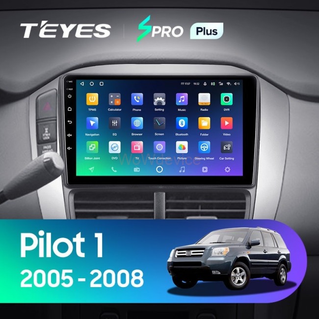 Штатная магнитола Teyes SPRO Plus 6/128 Honda Pilot 1 (2005-2008)