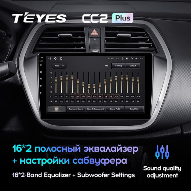 Штатная магнитола Teyes CC2L Plus 1/16 Suzuki SX4 2 (2012-2016)