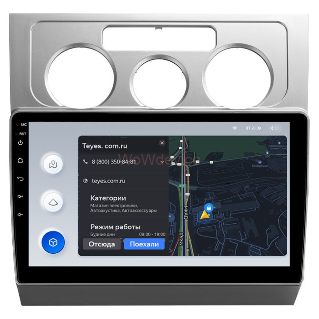Штатная магнитола Teyes X1 4G 2/32 Volkswagen Touran 1 (2003-2010) F1
