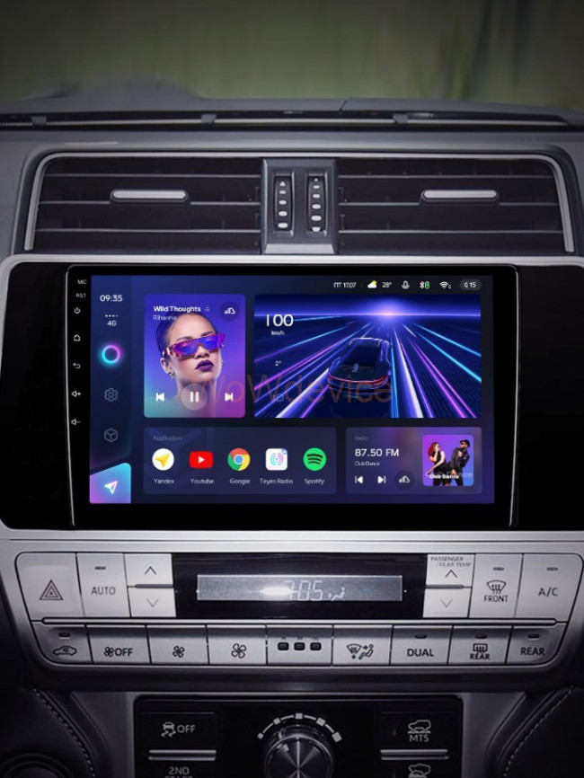 Штатная магнитола Teyes CC3 360 6/128 Toyota Land Cruiser Prado 150 (2017-2023)