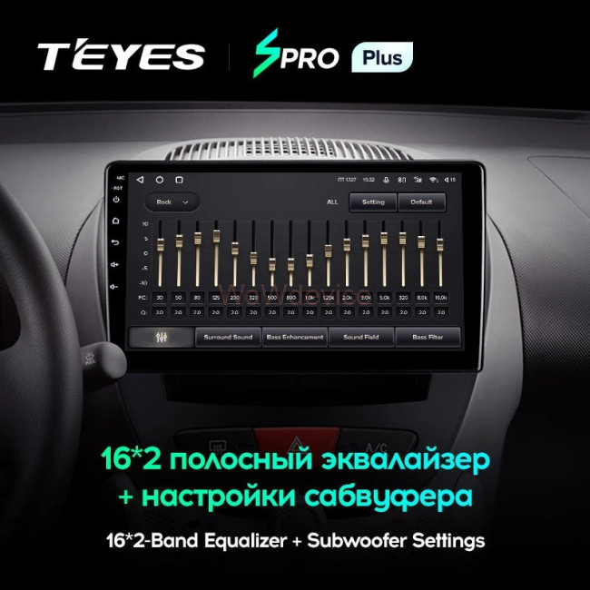 Штатная магнитола Teyes SPRO Plus 6/128 Peugeot 107 (2005-2014) Штатная магнитола Teyes SPRO Plus 6/128 Peugeot 107 (2005-2014)