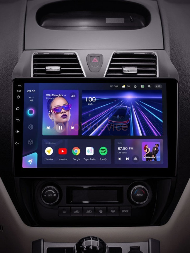 Штатная магнитола Teyes CC3 360 6/128 Geely Emgrand EC7 1 (2009-2016)