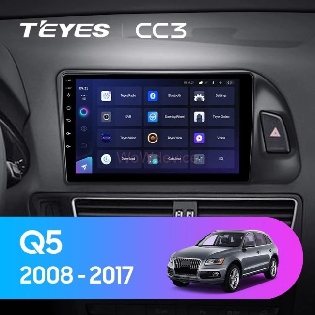 Штатная магнитола Teyes CC3L 4/32 Audi Q5 8R (2008-2017) Тип-А Штатная магнитола Teyes CC3L 4/32 Audi Q5 8R (2008-2017) Тип-А