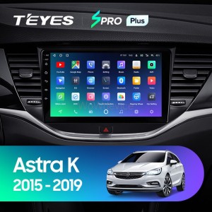 Штатная магнитола Teyes SPRO Plus 6/128 Opel Astra K (2015-2019)