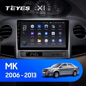 Штатная магнитола Teyes X1 4G 2/32 Geely MK 1 (2006-2013)
