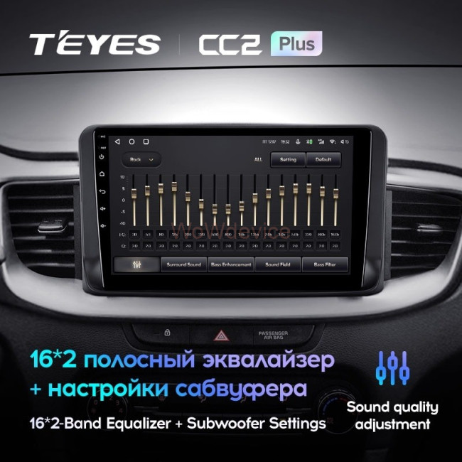 Штатная магнитола Teyes CC2 Plus 3/32 Kia Ceed (2018-2021) Штатная магнитола Teyes CC2 Plus 3/32 Kia Ceed (2018-2021)