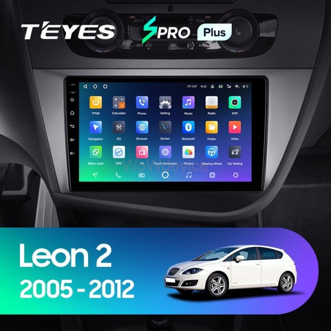 Штатная магнитола Teyes SPRO Plus 6/128 Seat Leon 2 (2005-2012) F2