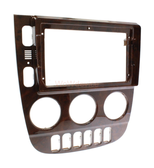 Рамка магнитолы 9.0" (цв.Глянцевый Деревянный) для MERCEDES-BENZ M-klasse 2001-2005 Левый руль Рамка магнитолы 9.0" (цв.Глянцевый Деревянный) для MERCEDES-BENZ M-klasse 2001-2005 Левый руль