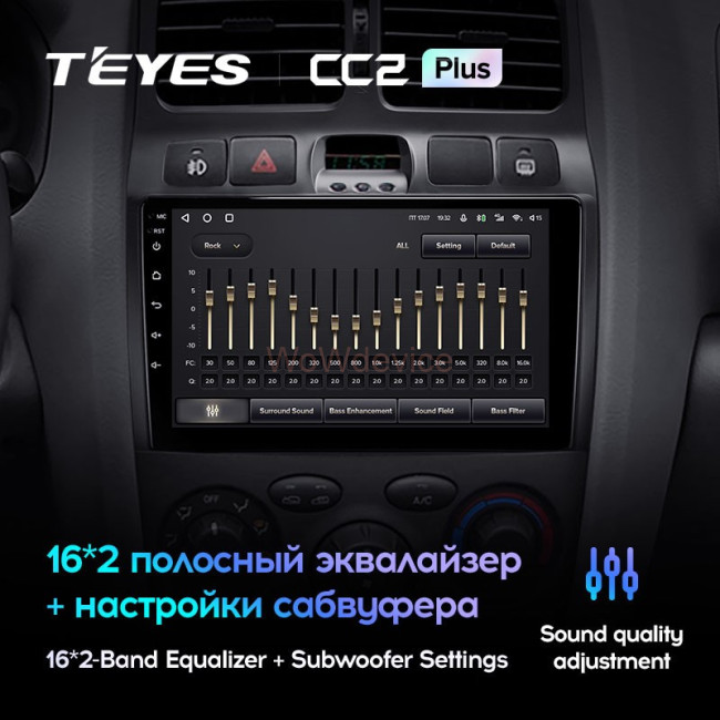 Штатная магнитола Teyes CC2 Plus 3/32 Hyundai Santa Fe SM (2000-2012) Штатная магнитола Teyes CC2 Plus 3/32 Hyundai Santa Fe SM (2000-2012)