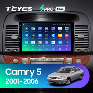 Штатная магнитола Teyes SPRO Plus 4/64 Toyota Camry 5 XV 30 (2001-2006) Тип-A
