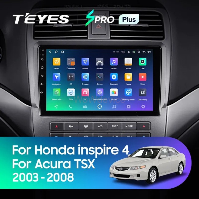 Штатная магнитола Teyes SPRO Plus 4/64 Honda inspire 4 (2003-2007)