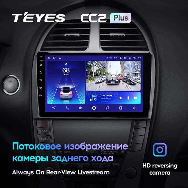 Штатная магнитола Teyes CC2 Plus 6/128 Lexus ES350 5 V XV40 (2006-2012) Тип-С
