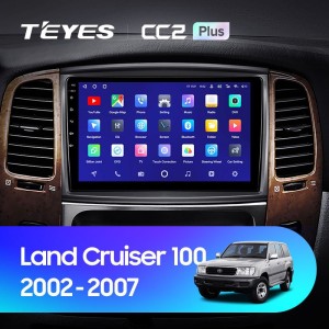 Штатная магнитола Teyes CC2 Plus 4/64 Toyota Land Cruiser LC 100 (2002-2007) Тип-B