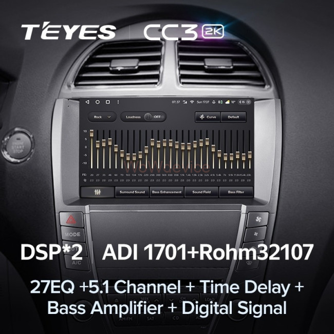 Штатная магнитола Teyes CC3 2K 6/128 Lexus ES350 5 XV40 (2006-2012) (АB) Тип-B Штатная магнитола Teyes CC3 2K 6/128 Lexus ES350 5 XV40 (2006-2012) (АB) Тип-B