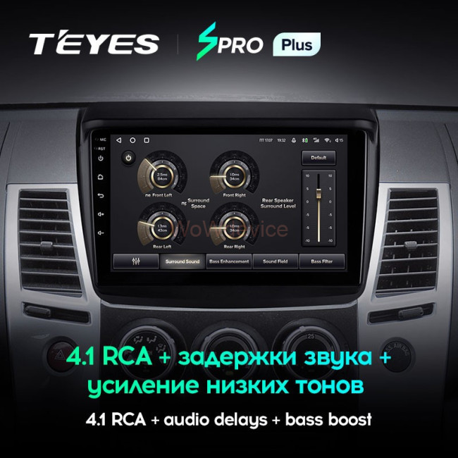 Штатная магнитола Teyes SPRO Plus 4/64 Mitsubishi Pajero Sport 2 (2008-2016)