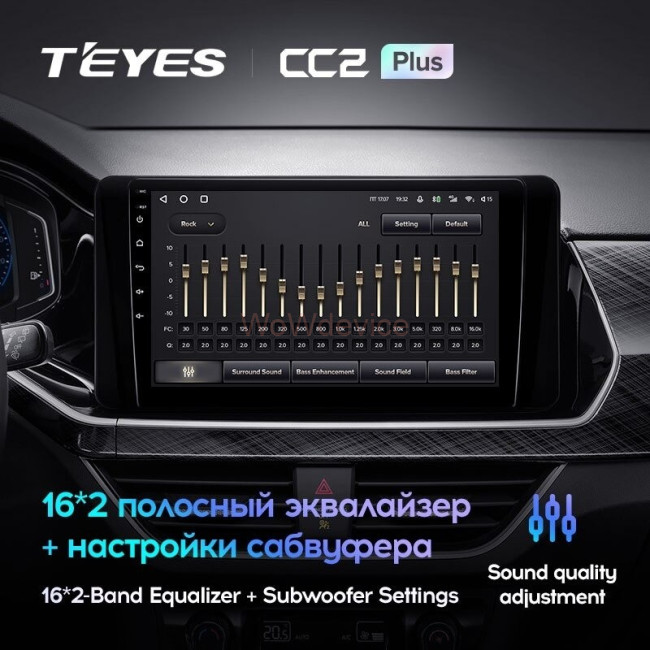 Штатная магнитола Teyes CC2L Plus 2/32 Volkswagen Polo Mk6 (2020-2022) F3