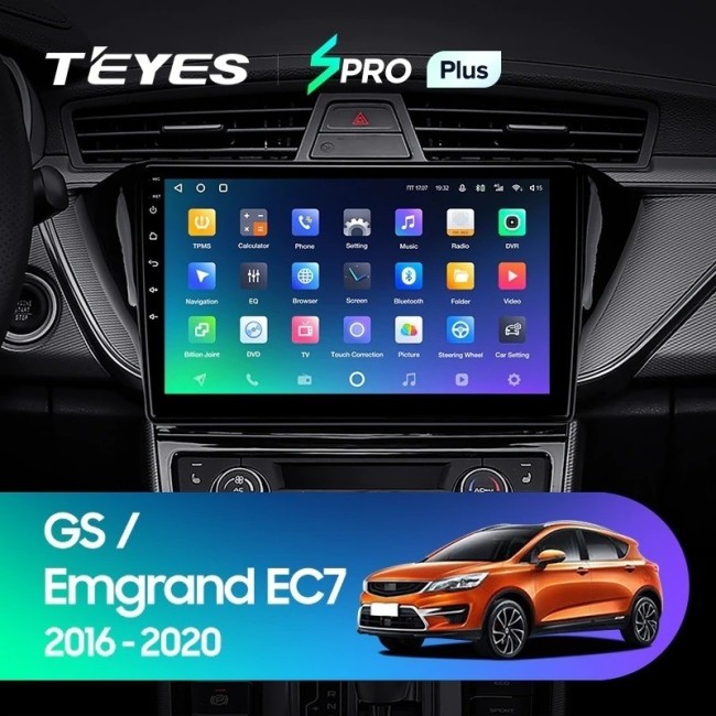 Штатная магнитола Teyes SPRO Plus 3/32 Geely Emgrand EC7 (2018-2020) F2
