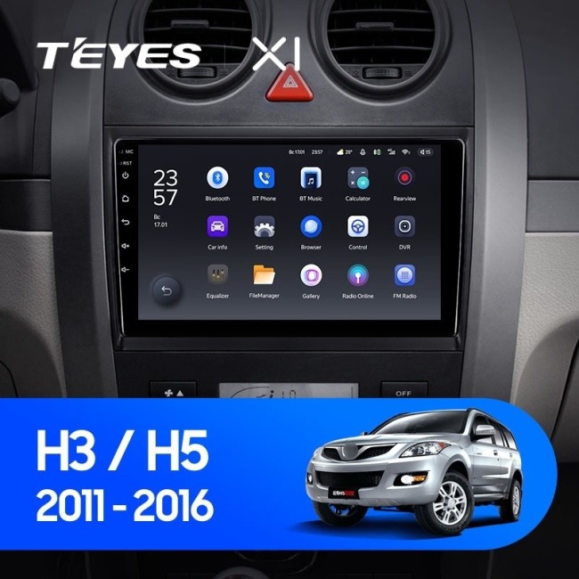 Штатная магнитола Teyes X1 4G 2/32 Haval H3 H5 (2011-2016)
