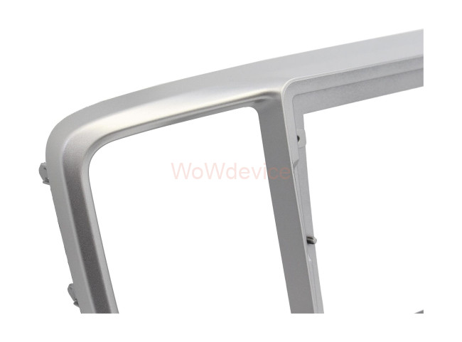 Рамка магнитолы 9.0" (цв.Серебро) для KIA Sportage (QL) 2018+