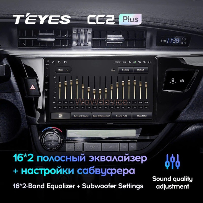Штатная магнитола Teyes CC2 Plus 3/32 Toyota Corolla (2012-2016) Тип-A Штатная магнитола Teyes CC2 Plus 3/32 Toyota Corolla (2012-2016) Тип-A