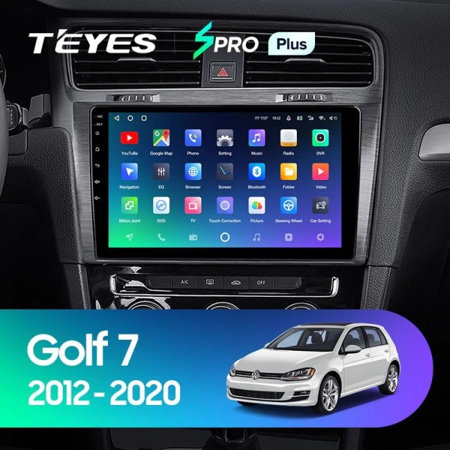 Штатная магнитола Teyes SPRO Plus 6/128 Volkswagen Golf 7 MK7 (2014-2018) Тип-B