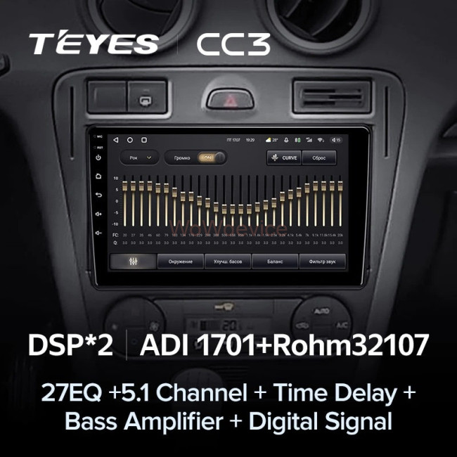 Штатная магнитола Teyes CC3 6/128 Ford Fusion 1 (2005-2012) Штатная магнитола Teyes CC3 6/128 Ford Fusion 1 (2005-2012)