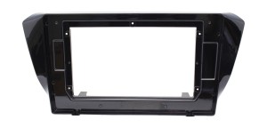 Рамка магнитолы 10.2" (цв.Глянцевый Черный) для SKODA SuperB 2015+
