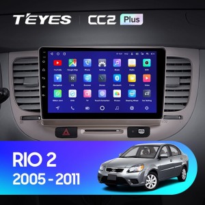 Штатная магнитола Teyes CC2 Plus 4/64 Kia Rio 2 (2005-2011)