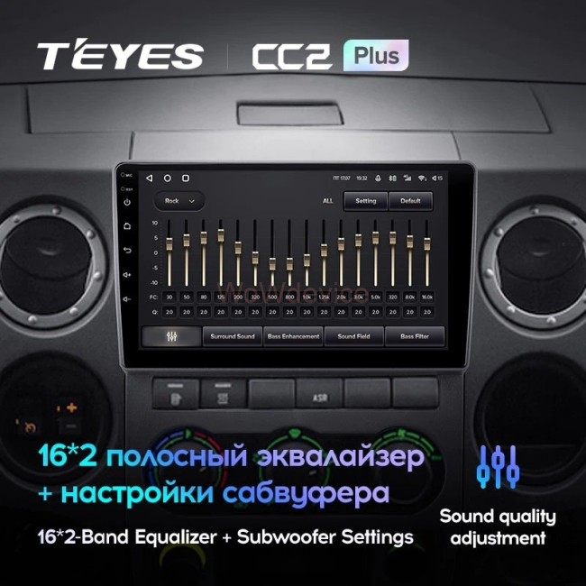 Штатная магнитола Teyes CC2L Plus 1/16 GAZ Gazelle Next (2013-2021) F3