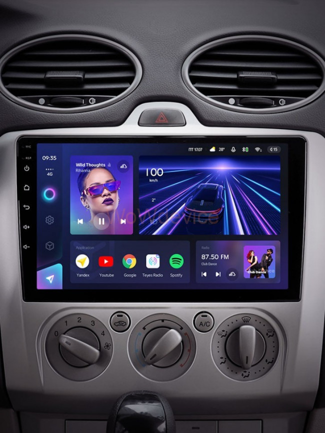 Штатная магнитола Teyes CC3 6/128 Ford Focus 2 Mk 2 (2005-2010) F1 Штатная магнитола Teyes CC3 6/128 Ford Focus 2 Mk 2 (2005-2010) F1