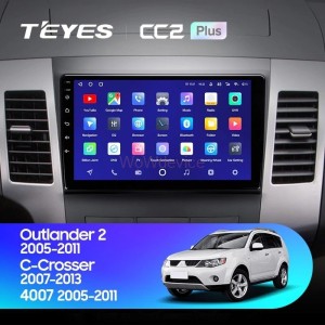 Штатная магнитола Teyes CC2 Plus 4/64 Mitsubishi Outlander 2 (2005-2011) Тип-B
