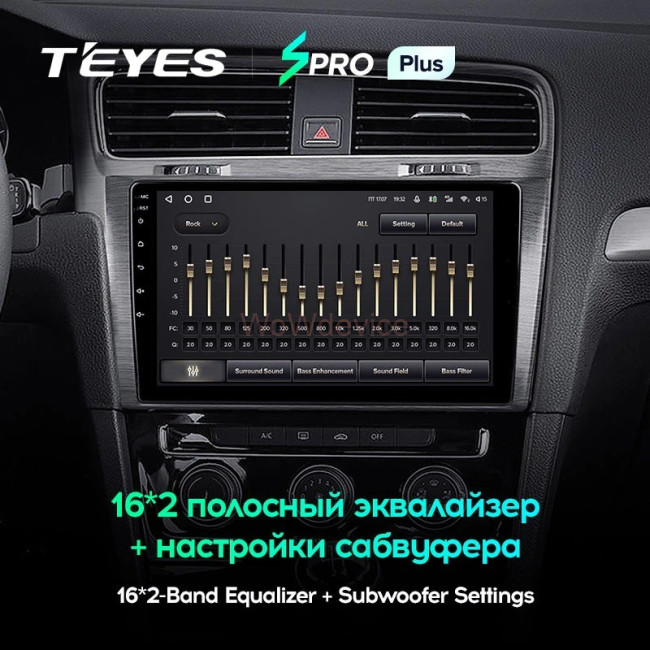 Штатная магнитола Teyes SPRO Plus 4/64 Volkswagen Golf 7 MK7 (2014-2018) Тип-B